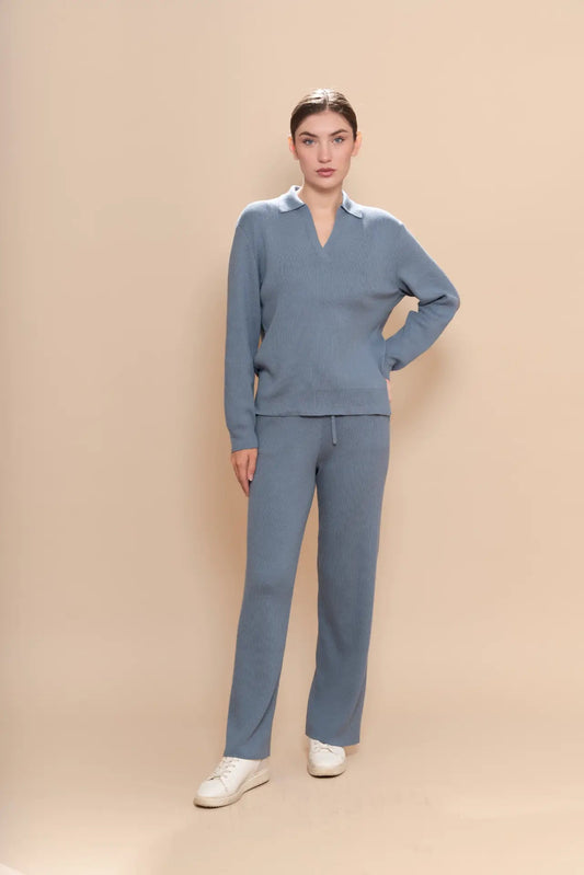 Ladies' Ribbed Loungewear Set - PAKAS