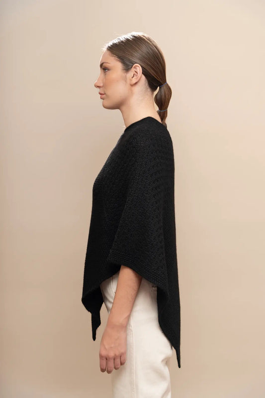 Ladies' V Neck Poncho - PAKAS