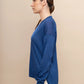 Ladies’ Baby Alpaca V Neck Sweater - PAKAS
