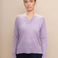 Ladies’ Baby Alpaca V Neck Sweater - PAKAS
