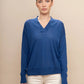 Ladies’ Baby Alpaca V Neck Sweater - PAKAS