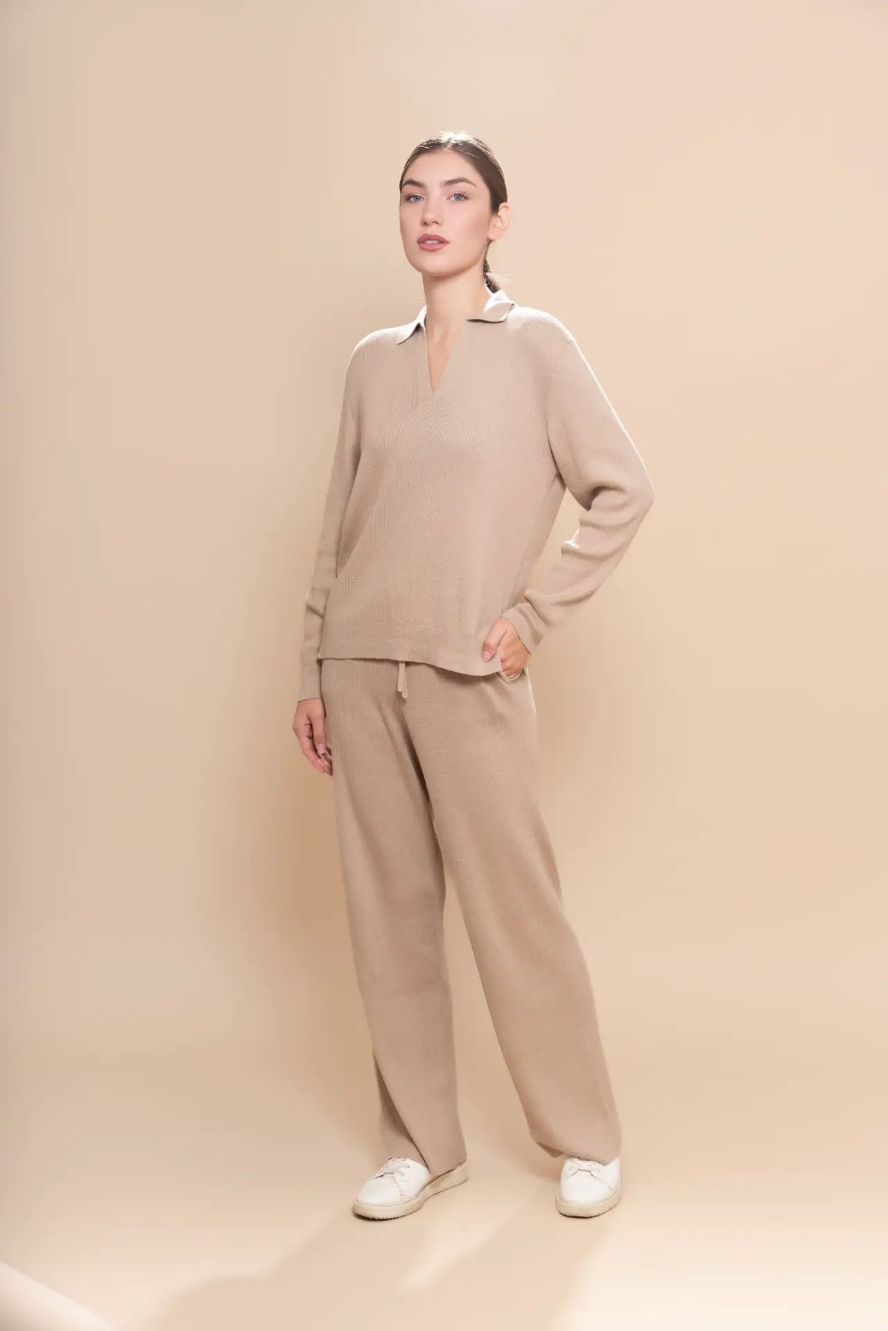 Ladies' Ribbed Loungewear Set - PAKAS