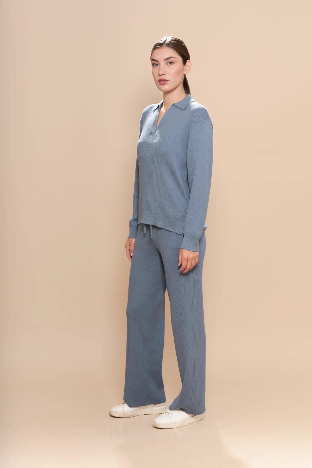 Ladies' Ribbed Loungewear Set - PAKAS