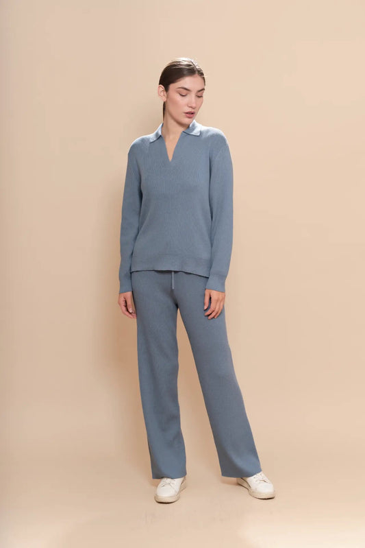 Ladies' Ribbed Loungewear Set - PAKAS