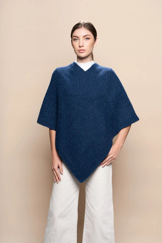 Ladies' V Neck Poncho - PAKAS