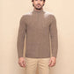 Men's Alpaca Half Zip Sweater - PAKAS
