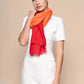 Ombre Hand Dyed Two - Tone Shawl - PAKAS